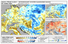 Index půdní vláhy - Evropa - 2. květen 2021