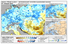 Index půdní vláhy - Evropa - 7. listopad 2024